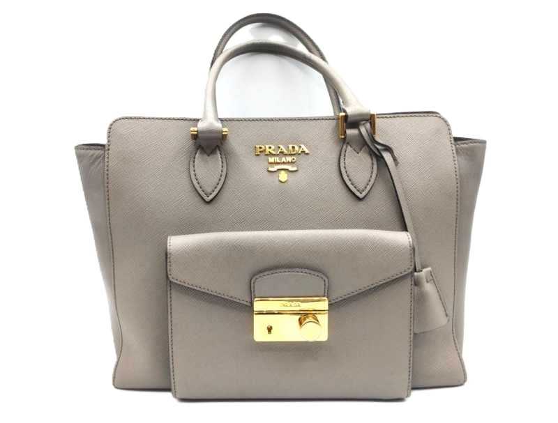 プラダ買取 サフィアーノ 2WAYショルダーバッグ 1BA189